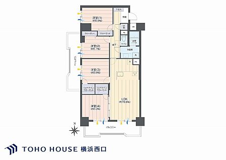 4LDK 間取り