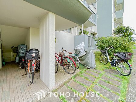 敷地内の駐輪場スペースです。