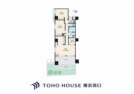 2LDK 間取り