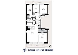 コープ野村バードウッド鶴見3番館 4LDKの間取図画像