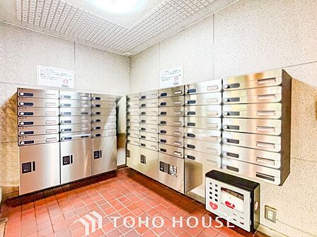 取り出しやすい郵便受け。