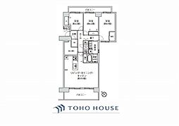鎌倉岡本ガーデンホームズリーフガーデン 3LDKの間取図画像