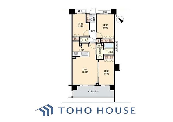 間取りを拡大表示