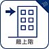 設備：最上階の開放感あるお部屋です。
