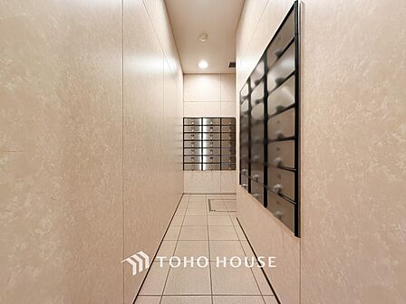 取り出しやすい郵便受け。