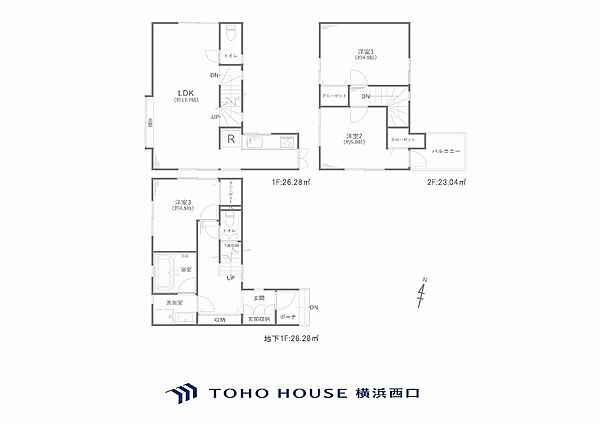 間取りを拡大表示