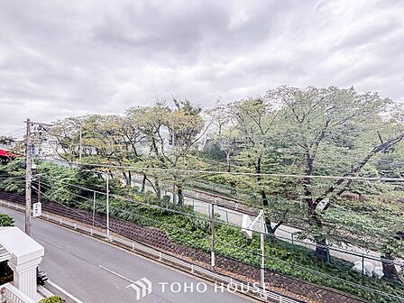開放的で気持ちの良い眺望と青い空を満喫できます。