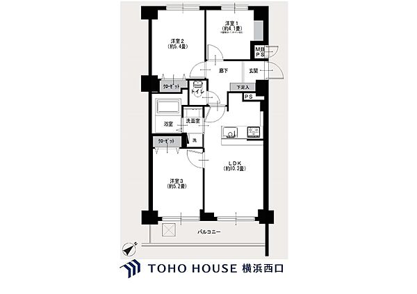 間取りを拡大表示
