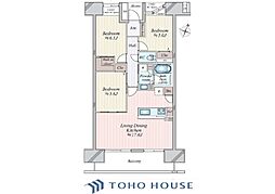 ヴァンティアン横濱 3LDKの間取図画像