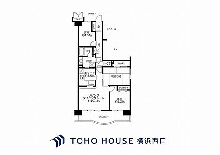 3LDK 間取り