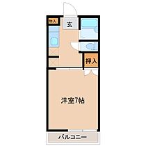 コーポ島田B棟 202 ｜ 茨城県土浦市東真鍋町（賃貸アパート1K・2階・21.27㎡） その2