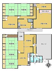 岐阜市太郎丸諏訪６０ 8SLDKの間取り