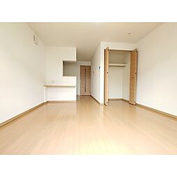 エスパシオ若葉 1階ワンルームのリビング/ダイニング