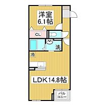 長野県千曲市大字屋代（賃貸アパート1LDK・2階・46.87㎡） その2