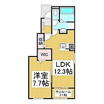 長野県千曲市大字上徳間（賃貸アパート1LDK・1階・50.14㎡） その2