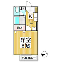 セトル岡村  ｜ 長野県長野市丹波島1丁目（賃貸アパート1K・2階・26.00㎡） その2