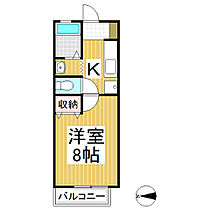 セジュール宮入  ｜ 長野県長野市篠ノ井布施高田（賃貸アパート1K・2階・26.00㎡） その2