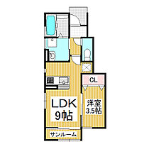 仮）千曲市雨宮アパート　A棟  ｜ 長野県千曲市大字雨宮（賃貸アパート1LDK・1階・33.13㎡） その2