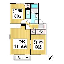 ヴィラコートＭＥ  ｜ 長野県千曲市大字戸倉（賃貸アパート2LDK・1階・53.48㎡） その2