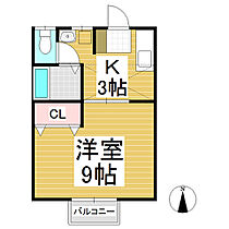 メゾンアップル　B棟  ｜ 長野県長野市稲里町中氷鉋（賃貸アパート1K・1階・28.00㎡） その2