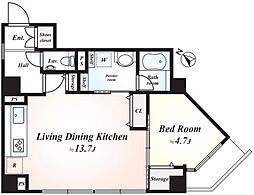 間取図画像 1LDK