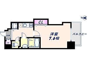 大阪府大阪市浪速区浪速西1丁目（賃貸マンション1K・8階・25.73㎡） その2