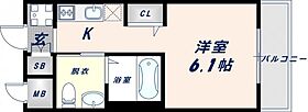 大阪府大阪市西区千代崎2丁目（賃貸マンション1K・9階・20.40㎡） その2