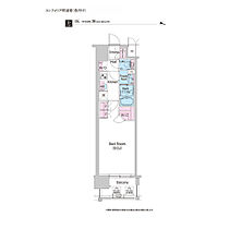 コンフォリア阿波座 803 ｜ 大阪府大阪市西区江之子島1丁目（賃貸マンション1K・8階・30.45㎡） その2