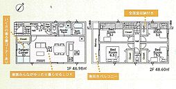 藤沢市遠藤　新築戸建　全2棟　2号棟