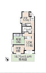 ライオンズマンション相模が丘 3LDKの間取図画像