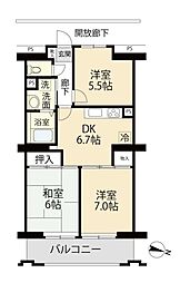 ラコリーナ 3DKの間取図画像