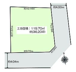 綾瀬市上土棚北5丁目　売地
