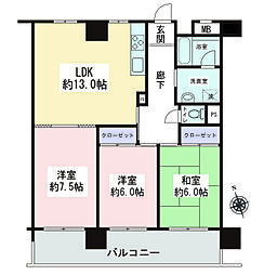 間取図画像 3LDK