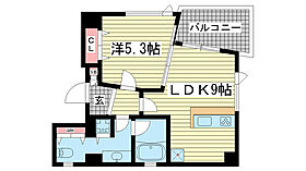 POCO A POCO 三宮ハイタワー  ｜ 兵庫県神戸市中央区雲井通4丁目（賃貸マンション1LDK・2階・38.04㎡） その2