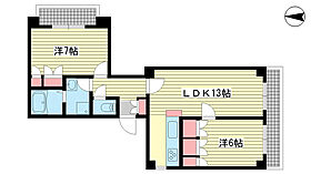 ハイツグラナダ  ｜ 兵庫県神戸市中央区花隈町（賃貸マンション2LDK・2階・68.00㎡） その2