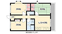 間取図画像 3LDK