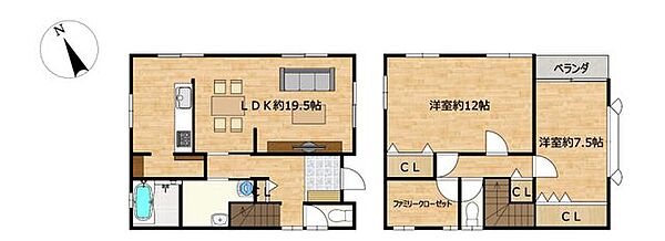 間取りを拡大表示