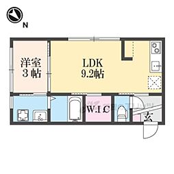 エクセルピーク 1LDKの間取図画像