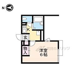 レオネクストKT 1Kの間取図画像