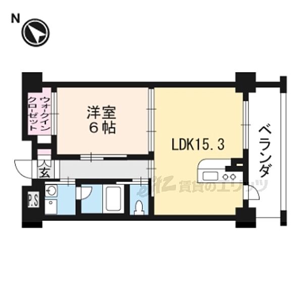 ル・マノワール 303｜滋賀県栗東市綣１丁目(賃貸マンション1LDK・3階・51.28㎡)の写真 その2