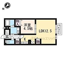 滋賀県栗東市小柿１丁目（賃貸アパート1LDK・1階・41.95㎡） その2