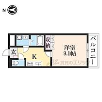 パームヒルズ 201 ｜ 滋賀県彦根市中藪１丁目（賃貸アパート1K・2階・29.70㎡） その2