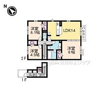 滋賀県大津市見世２丁目（賃貸アパート3LDK・2階・77.80㎡） その2