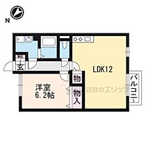 ディーフレア目川 106 ｜ 滋賀県栗東市目川（賃貸アパート1LDK・1階・43.89㎡） その2