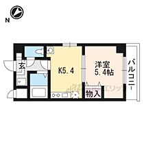 太陽ハイツ西大路 404 ｜ 滋賀県草津市西大路町（賃貸マンション1DK・4階・25.81㎡） その1