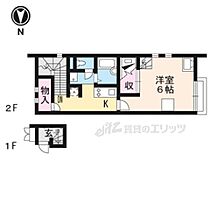 滋賀県守山市今浜町（賃貸アパート1K・2階・29.62㎡） その2