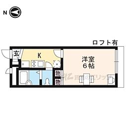 レオパレスｉｔｏ 1階1Kの間取り