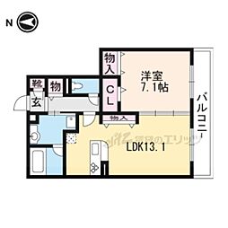 Ｗｅｍｂｌｅｙ 2階1LDKの間取り