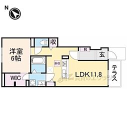 JR東海道・山陽本線 南彦根駅 バス6分 ベルロード平田下車 徒歩20分の賃貸アパート 1階1LDKの間取り