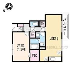 エターナル・グレイス 1LDKの間取図画像